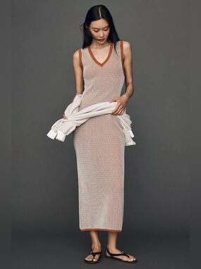 NWT Varley Albane 100% Cotton Midi Dress